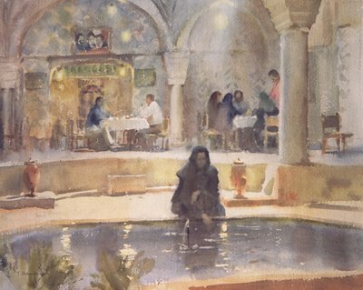 In the Teahouse, Kerman by Trevor Chamberlain